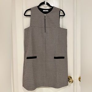 Mango Short Checked Dress Size 8